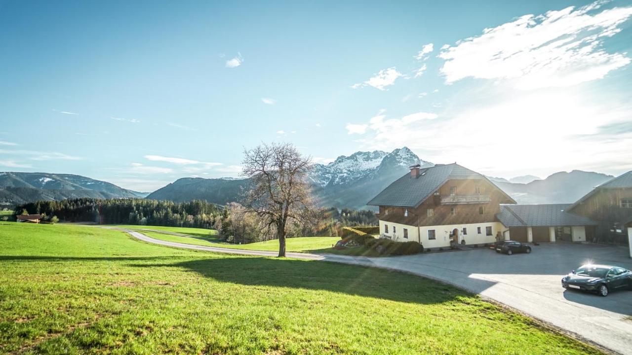 Bio Bauernhof Oberhinterberg Appartement Аннаберг-им-Ламмерталь Экстерьер фото
